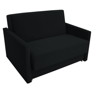 Sofa jednoosobowa z funkcją spania AMERICANO 124x103 cm ciemny grafit