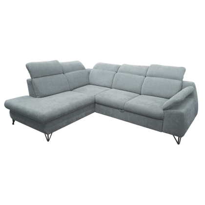 Narożnik ROBSON z funkcją spania elegancki metalowe nóżki storm 71 niebieski.jpg