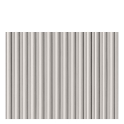 Front ryflowany nadstawki szafy modułowej AGATA 50x38 cm kaszmirowe / satynowe ryfle - szeroki (S)