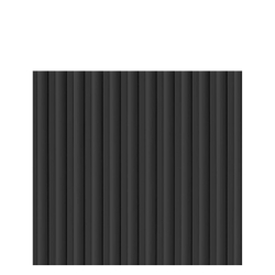 Front ryflowany nadstawki szafy modułowej AGATA 37,5x38 cm czarne ryfle - wąski (S)