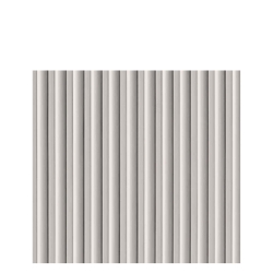 Front ryflowany nadstawki szafy modułowej AGATA 37,5x38 cm kaszmirowe / satynowe ryfle - wąski (S)