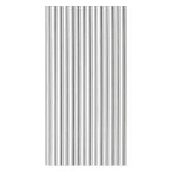 Front ryflowany szafy modułowej AGATA 50x210 cm białe ryfle - szeroki (M)