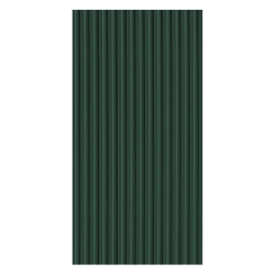 Front ryflowany szafy modułowej AGATA 50x210 cm zielone ryfle - szeroki (M)