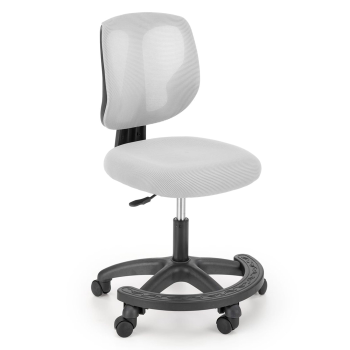 Fotel obrotowy HONANI popielaty młodzieżowy z miejscem na nogi+podnóżek.jpg