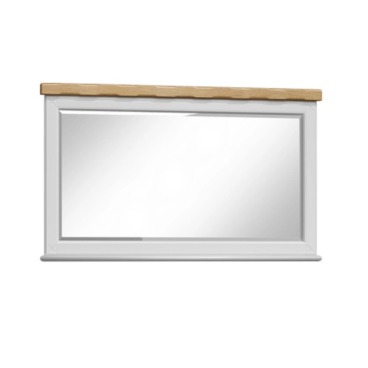 Lustro kolekcji OLMO 010 w angielskim stylu biały dąb naturalny aranżacja.jpg