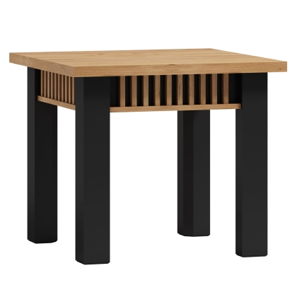 Stolik kawowy GAMMEL 23 70x70 cm loftowy z lamelami.jpg