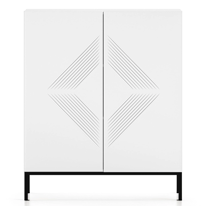 Komoda wysoka 2D MALACO 01 czarna podstawa front.jpg