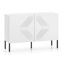 Komoda 2D MALACO biała nóżki czarne skos.jpg