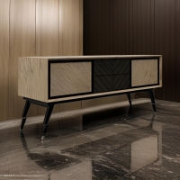 Szafka RTV z szufladami dwudrzwiowa ORRIZZO na czarnych nóżkach_1726905191776.jpeg