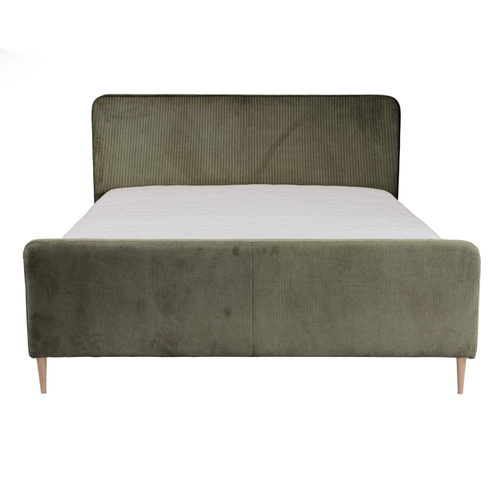 Łóżko MELISSA szerokie sztruks cord 205-19 szałwia + dream velvet 202-34 - szałwia front.jpg