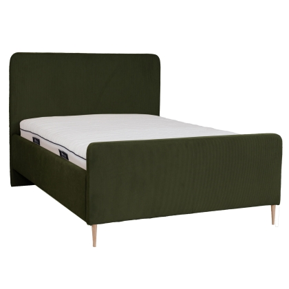 Łóżko MELISSA szerokie sztruks cord 205-20 ciemna oliwka + dream velvet 202-32 - khaki-wąskie-najwęższe.jpg