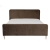 Łóżko MELISSA szerokie sztruks cord 205-18 brąz + dream velvet 202-37 - brąz front.jpg