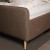 Łóżko MELISSA szerokie sztruks cord 205-18 brąz + dream velvet 202-37 - brąz aranż.jpg