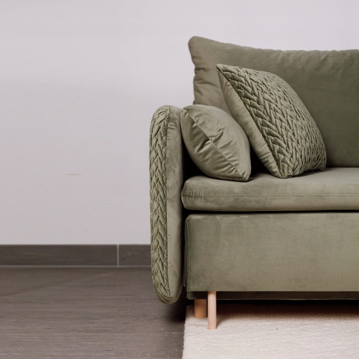 Sofa z funkcją spania MOONLA eleganckie rustykalne tkane obicia plecionka boczek.jpg