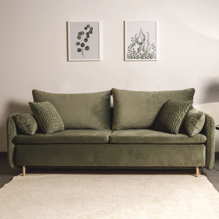 Sofa z funkcją spania MOONLA eleganckie rustykalne tkane obicia plecionka main aranz.jpg