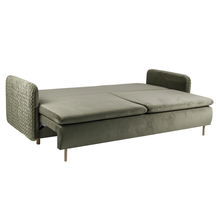 Sofa z funkcją spania MOONLA eleganckie rustykalne tkane obicia plecionka main pojemnik na posciel funkcja spania 2.jpg