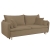 Sofa z funkcją spania MOONLA eleganckie rustykalne tkane obicia plecionka beżowa 2206 main 2.jpg