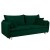 Sofa z funkcją spania MOONLA eleganckie rustykalne tkane obicia plecionka butelkowa zieleń 2225.jpg