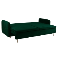 Sofa z funkcją spania MOONLA eleganckie rustykalne tkane obicia plecionka butelkowa zieleń 2225 bez poduch funkcja spania.jpg