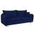 Sofa z funkcją spania MOONLA eleganckie rustykalne tkane obicia plecionka main niebieska MV2216 + MD2216.jpg