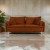 Sofa z funkcją spania MOONLA eleganckie rustykalne tkane obicia plecionka RUDA 2213 front_1729069755672.jpeg