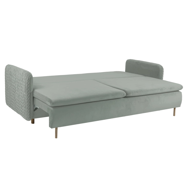 Sofa z funkcją spania MOONLA eleganckie rustykalne tkane obicia plecionka szara 2241 bez poduch funkcja spania.jpg