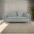 Sofa z funkcją spania MOONLA eleganckie rustykalne tkane obicia plecionka szara 2241 front_1729069766352.jpeg