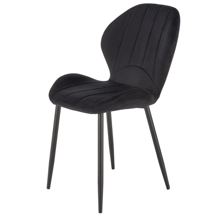 Krzesło tapicerowane pikowane HYDRA czarne,nogi czarne.jpg