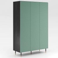 Szafa trzydrzwiowa MIXTURIAL pistacjowe ryflowane fronty main.jpg