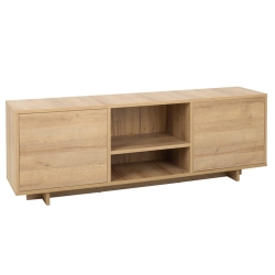 Szafka RTV MUMO dwudrzwiowa 180 cm dąb riviera