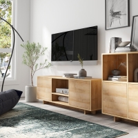 Szafka RTV MUMO 2D dąb riviera front aranżacja.jpg