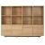 Biblioteczka duży regał MUMO dąb riviera 4D front.jpg