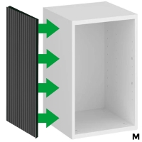 Bok maskujący nadstawki szafy modułowej AGATA - ryfle grafit 0 lewa-210-M.jpg