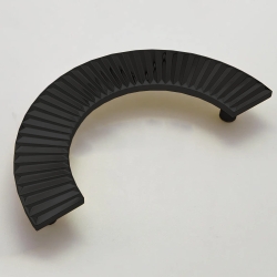 Uchwyt metalowy BLACK do szaf modułowych AGATA 128 mm czarny mat