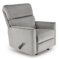 Fotel wypoczynkowy HUBE popielaty z funkcją relaksu góra main 2.jpg