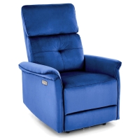 Granatowy fotel wypoczynkowy HOMER z elektryczną funkcjąrelaks i gniazdem USB.jpg