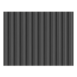 Front ryflowany nadstawki szafy modułowej AGATA 50x38 cm ciemno szare / grafitowe ryfle - szeroki (S)