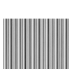 Front ryflowany nadstawki szafy modułowej AGATA 50x38 cm jasno szare / popielate ryfle - szeroki (S)