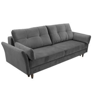 Kanapa z funkcją spania GORRO 3 szara 235x99 cm