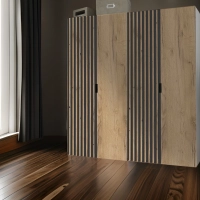 AGATA 3 kompletna craft czarny (podwójna) dąb craft złoty czarne lamele.webp