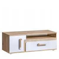 Szafka_RTV_pod_telewizor_120cm_1D1S_dąb_jasny+biały_DMAP_(3)_KOD_DMAP160017001.webp