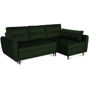 Narożnik uniwersalny SELVA z funkcją spania ciemna zieleń