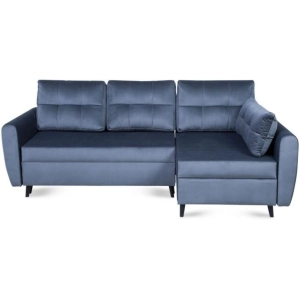 Narożnik uniwersalny SELVA z funkcją spania szaroniebieski