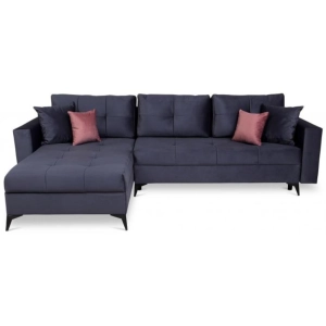 Narożnik uniwersalny VERONA z funkcją spania szary