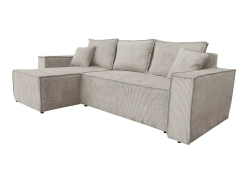 Narożnik uniwersalny LOFTO z funkcją spania cappuccino