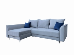 Narożnik uniwersalny VESPER z funkcją spania jasnoniebieski