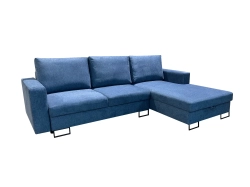 Narożnik prawy ARMANO z funkcją spania niebieski