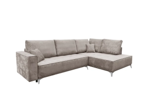 Narożnik prawy CELESTE z funkcją spania szary