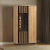 Witryna___barek_GAMMEL_09_dwudrzwiowa_112_cm_dąb_craft___czarna_z_oświetleniem_LED_(1)_KOD_GSLAM009.webp
