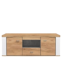 Szafka_RTV_pod_telewizor_GASPER_02_dąb_craft_biały_145cm_(2)_KOD_GSPRE000000619.webp